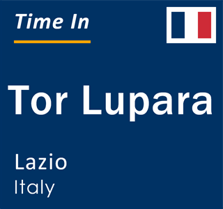 Current local time in Tor Lupara, Lazio, Italy