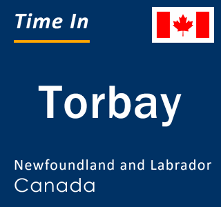 Current local time in Torbay, Newfoundland and Labrador, Canada