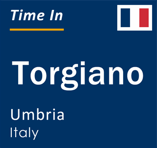 Current local time in Torgiano, Umbria, Italy