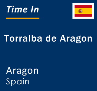 Current local time in Torralba de Aragon, Aragon, Spain