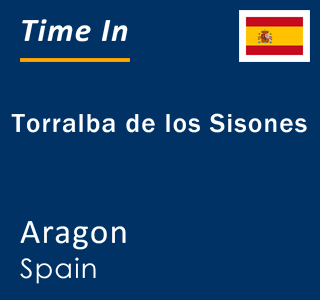 Current local time in Torralba de los Sisones, Aragon, Spain