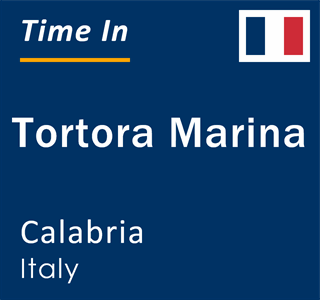 Current local time in Tortora Marina, Calabria, Italy
