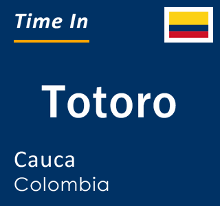 Current local time in Totoro, Cauca, Colombia