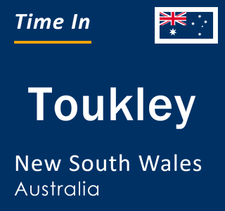 Current local time in Toukley, New South Wales, Australia