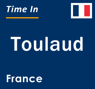 Current local time in Toulaud, France