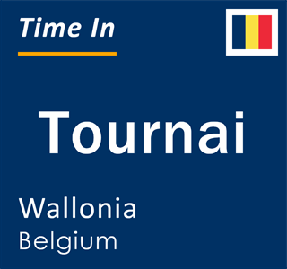 Current local time in Tournai, Wallonia, Belgium