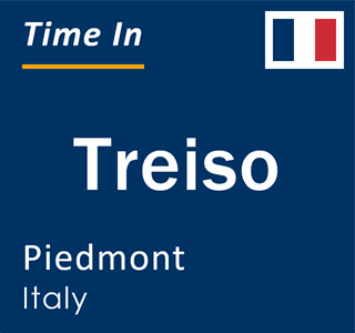 Current local time in Treiso, Piedmont, Italy