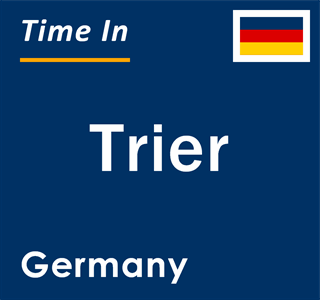 Current local time in Trier, Germany