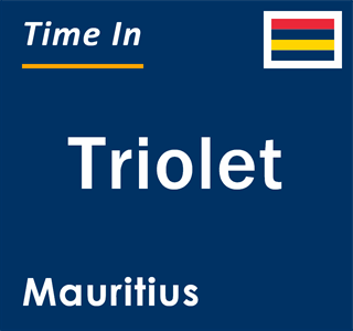Current local time in Triolet, Mauritius