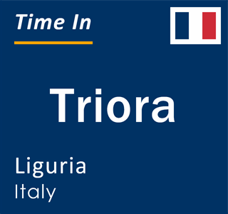 Current local time in Triora, Liguria, Italy