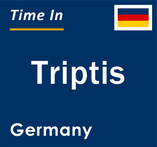 Current local time in Triptis, Germany