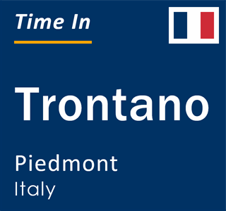 Current local time in Trontano, Piedmont, Italy