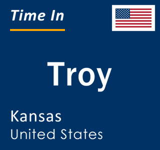 Current local time in Troy, Kansas, United States