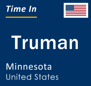 Current local time in Truman, Minnesota, United States
