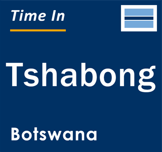 Current local time in Tshabong, Botswana
