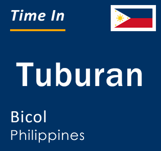 Current local time in Tuburan, Bicol, Philippines