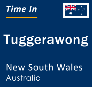 Current local time in Tuggerawong, New South Wales, Australia