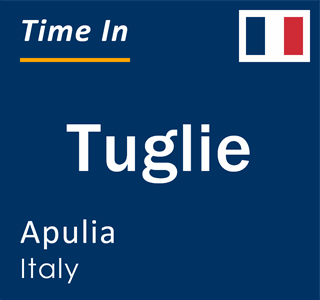 Current local time in Tuglie, Apulia, Italy