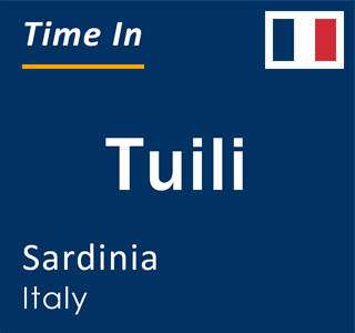 Current local time in Tuili, Sardinia, Italy