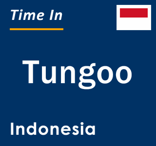 Current local time in Tungoo, Indonesia