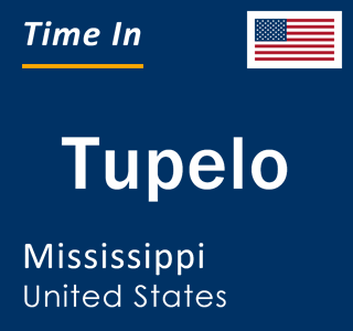 Current time in Tupelo, Mississippi, United States