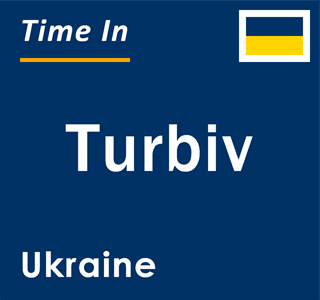 Current local time in Turbiv, Ukraine