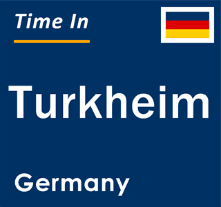 Current local time in Turkheim, Germany