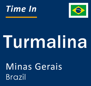 Current local time in Turmalina, Minas Gerais, Brazil