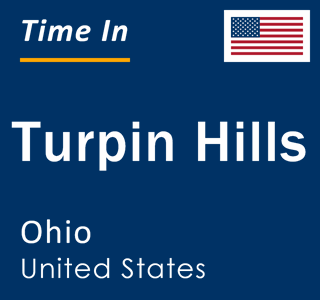 Current local time in Turpin Hills, Ohio, United States