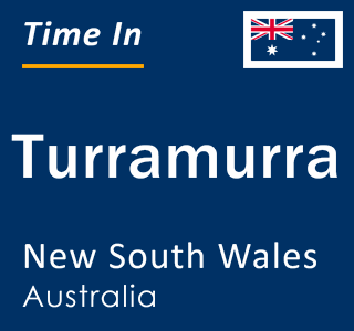 Current local time in Turramurra, New South Wales, Australia