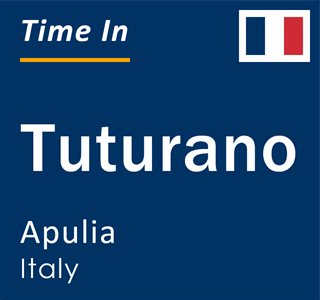 Current local time in Tuturano, Apulia, Italy