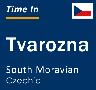 Current local time in Tvarozna, South Moravian, Czechia