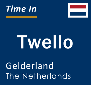 Current local time in Twello, Gelderland, The Netherlands