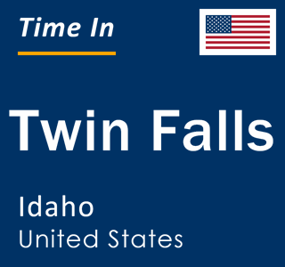 Current time in Twin Falls, Idaho, United States