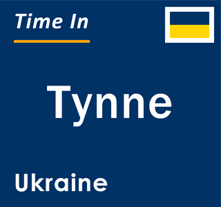 Current local time in Tynne, Ukraine