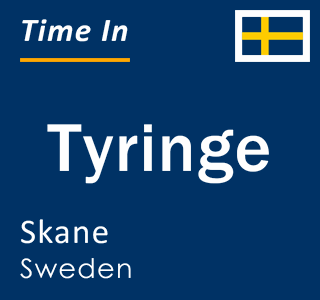 Current local time in Tyringe, Skane, Sweden