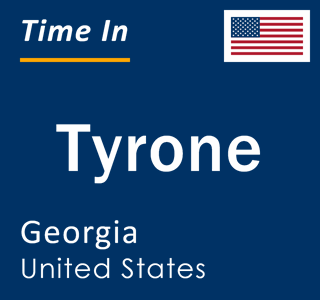 Current local time in Tyrone, Georgia, United States