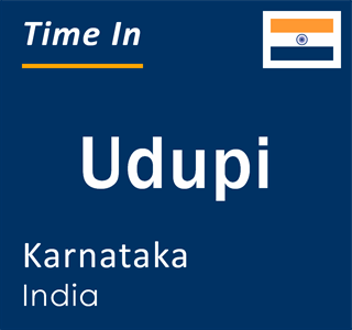 Current time in Udupi, Karnataka, India