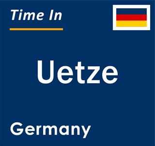 Current local time in Uetze, Germany