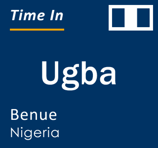 Current local time in Ugba, Benue, Nigeria