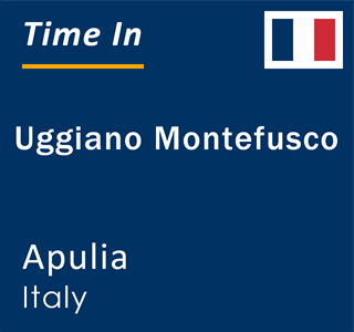 Current local time in Uggiano Montefusco, Apulia, Italy