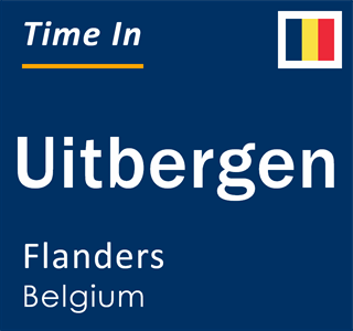 Current local time in Uitbergen, Flanders, Belgium