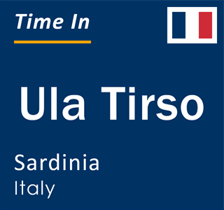 Current local time in Ula Tirso, Sardinia, Italy