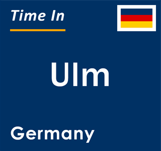 Current local time in Ulm, Germany