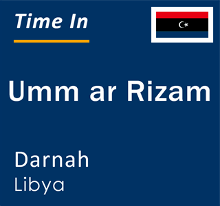 Current local time in Umm ar Rizam, Darnah, Libya