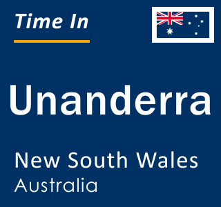 Current local time in Unanderra, New South Wales, Australia