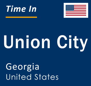 Current local time in Union City, Georgia, United States