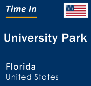 Current local time in University Park, Florida, United States