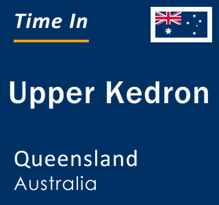 Current local time in Upper Kedron, Queensland, Australia