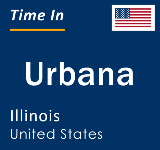 Current local time in Urbana, Illinois, United States